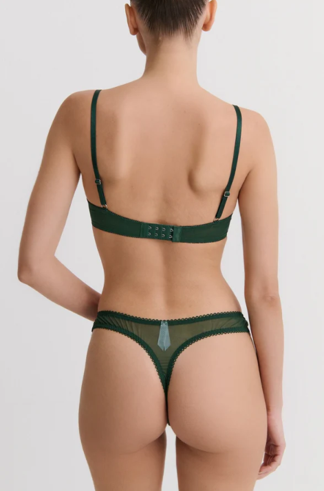 Sorrento Underwire Bra - Forest Green