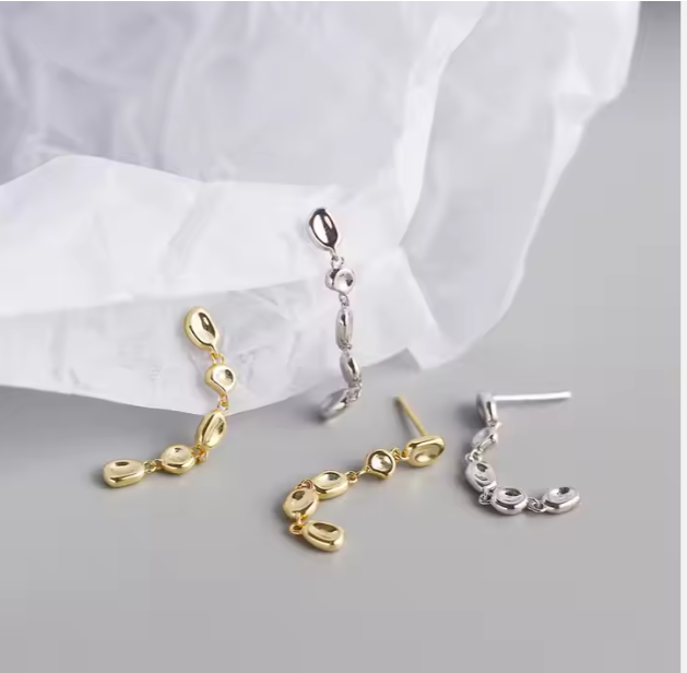 Seed Drop Studs- Gold/Silver