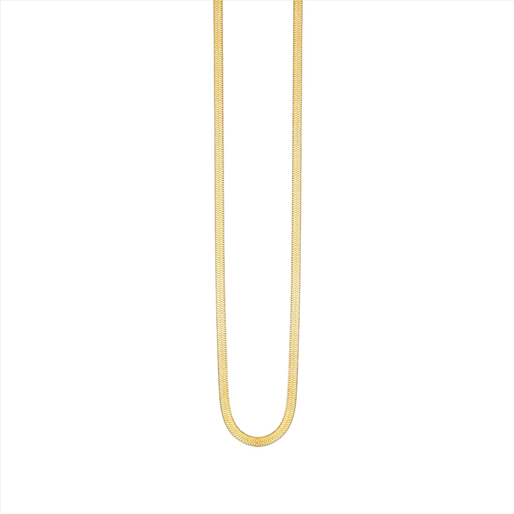 Sonata Snake Chain Necklace - Gold