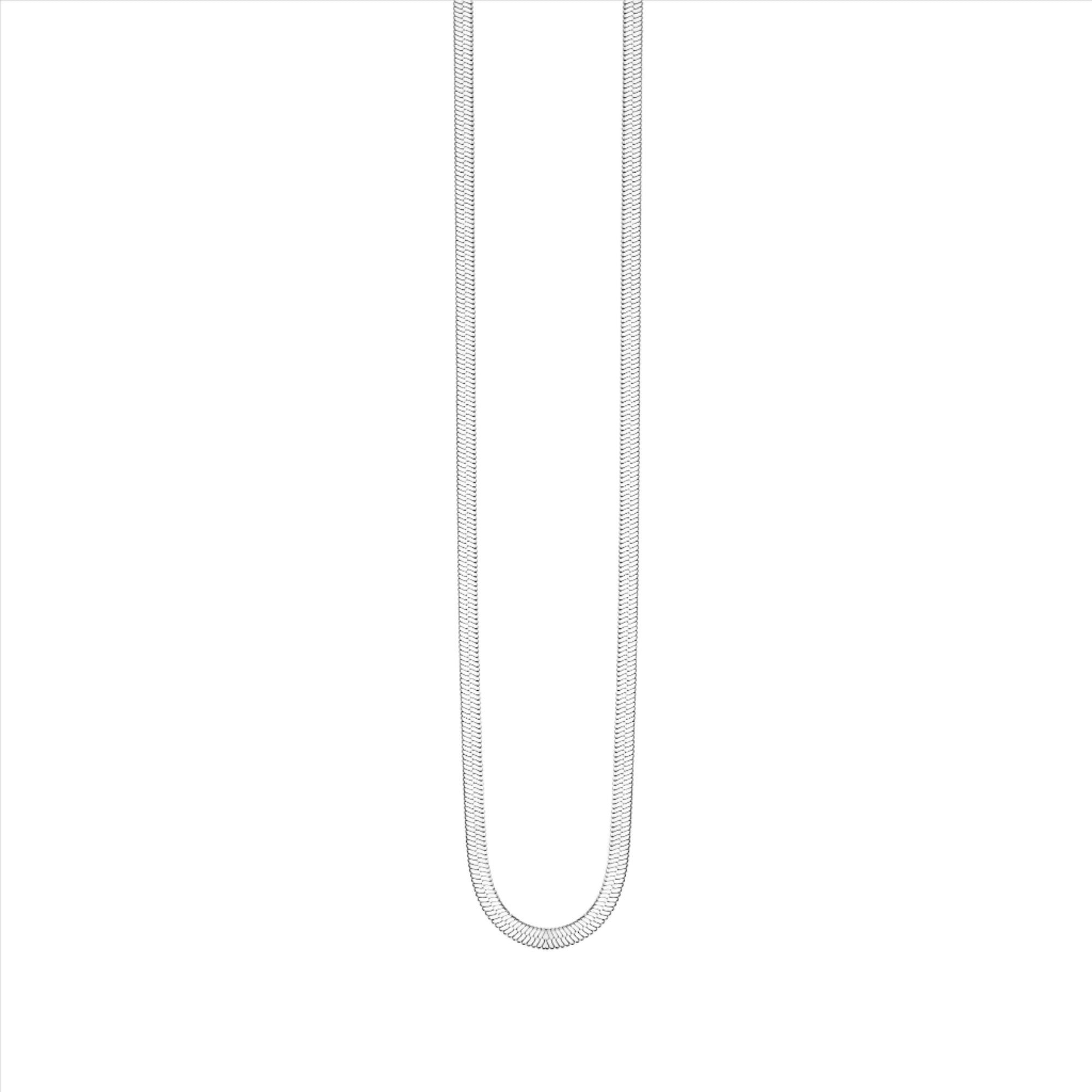 Sonata Snake Chain Necklace - Silver