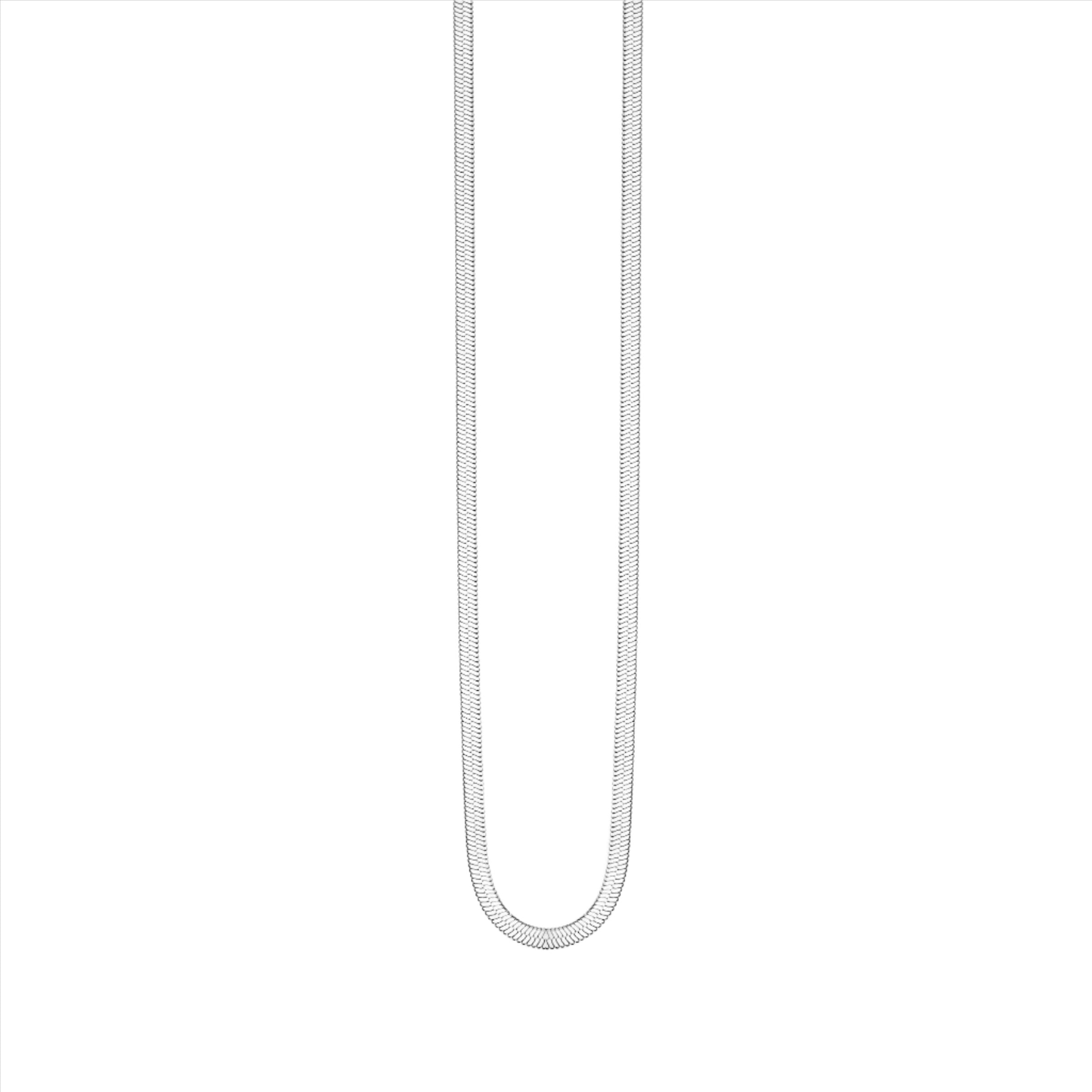 Sonata Snake Chain Necklace - Silver