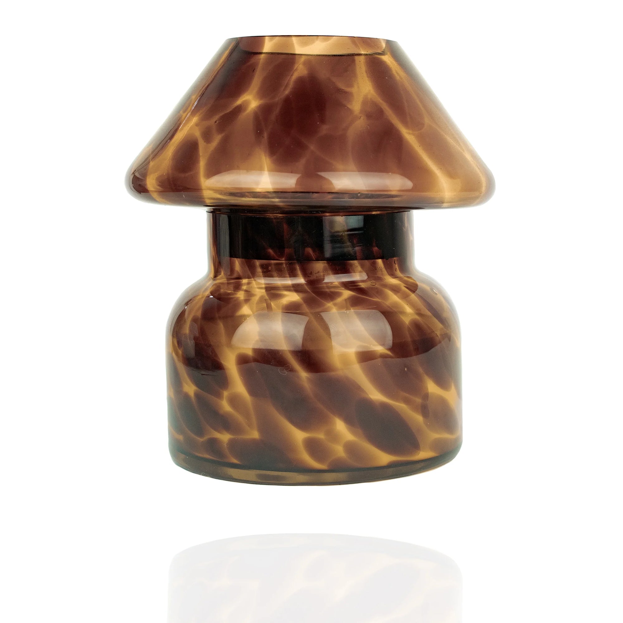 Sustainable Candle Lamp - Leopard