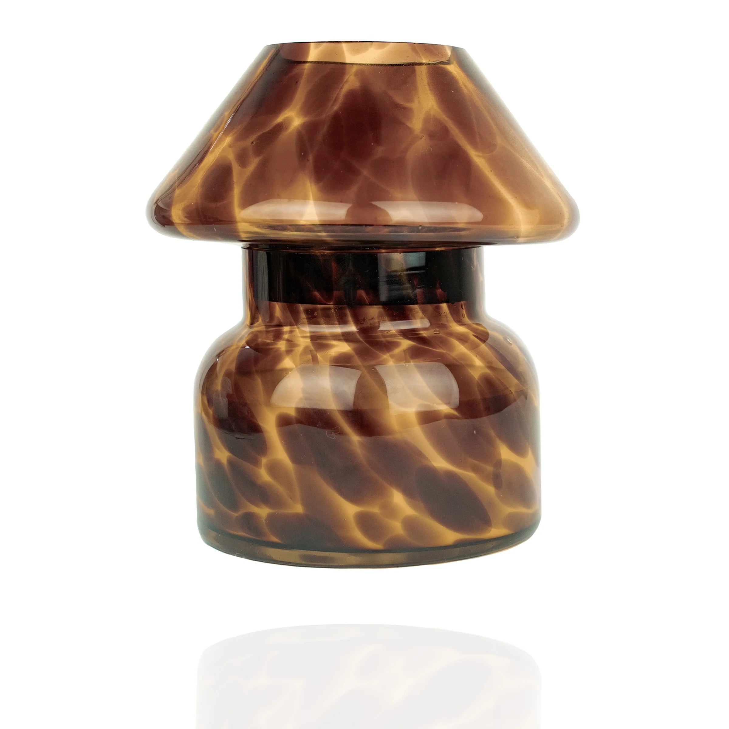 Sustainable Candle Lamp - Leopard