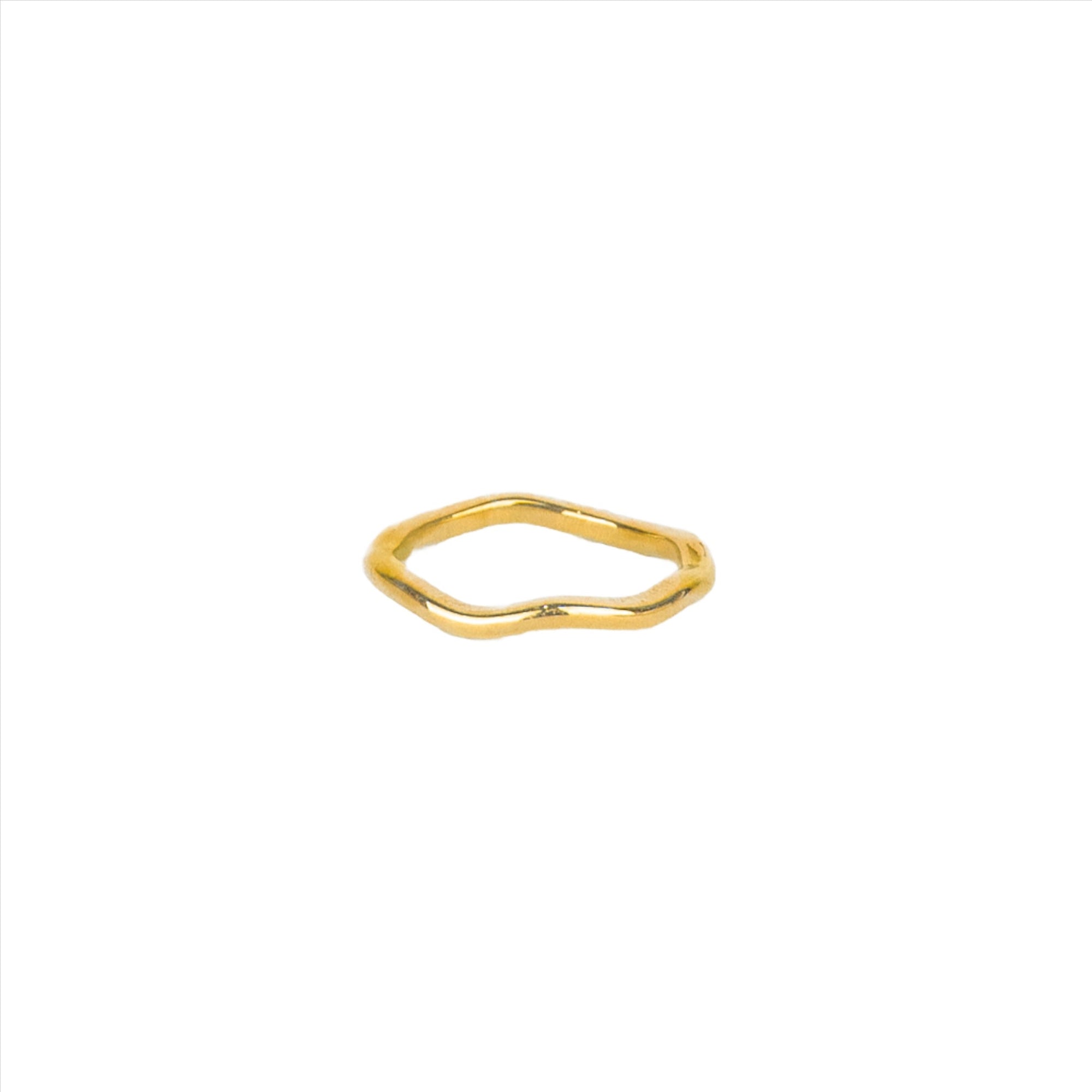 Aspen Fine Wavey Ring - Gold