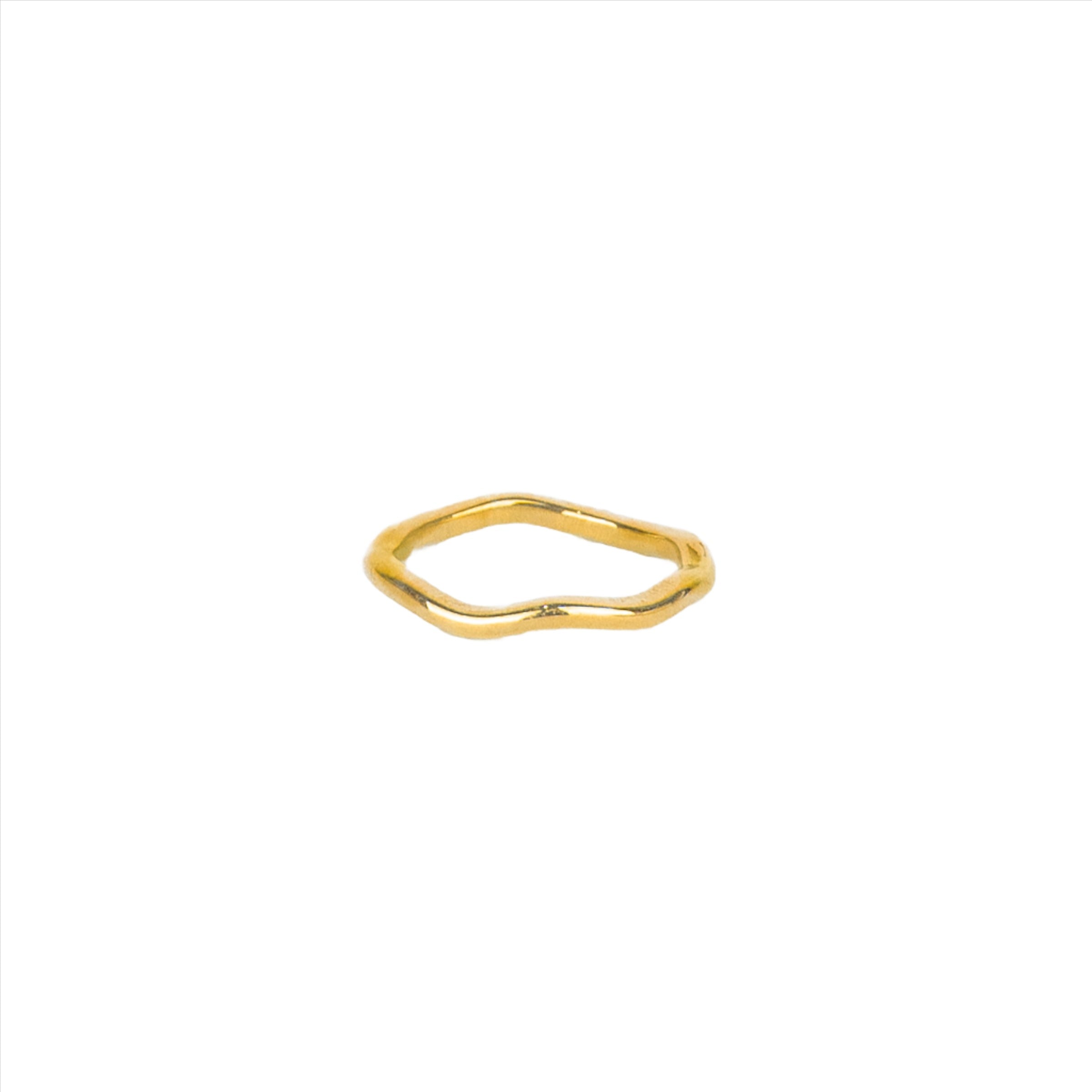 Aspen Fine Wavey Ring - Gold