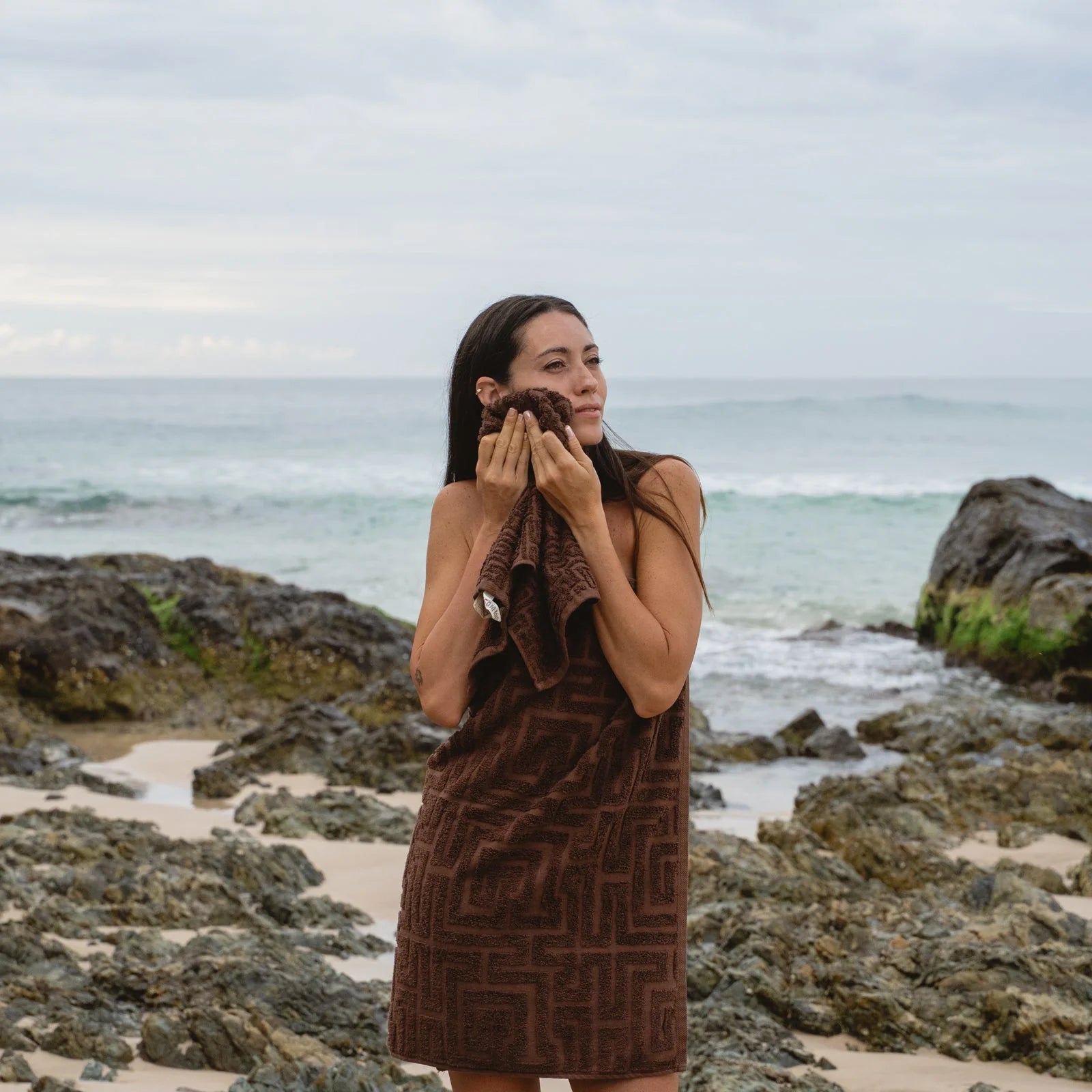 Renji Bath Towel - Cocoa