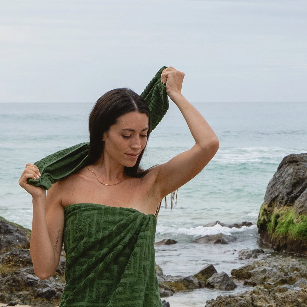 Renji Hand Towel - Matcha