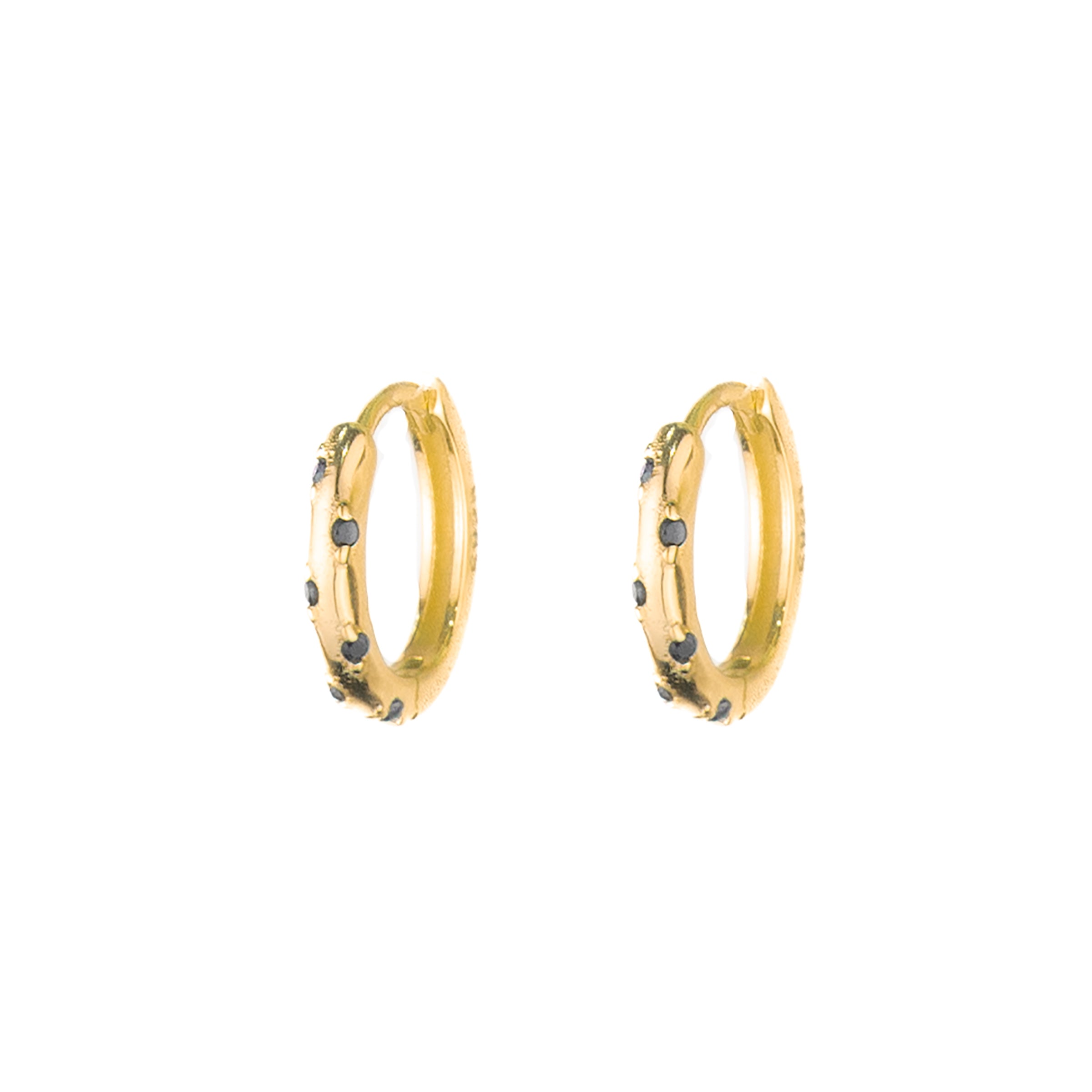 Spira Zircon Hoop - Gold