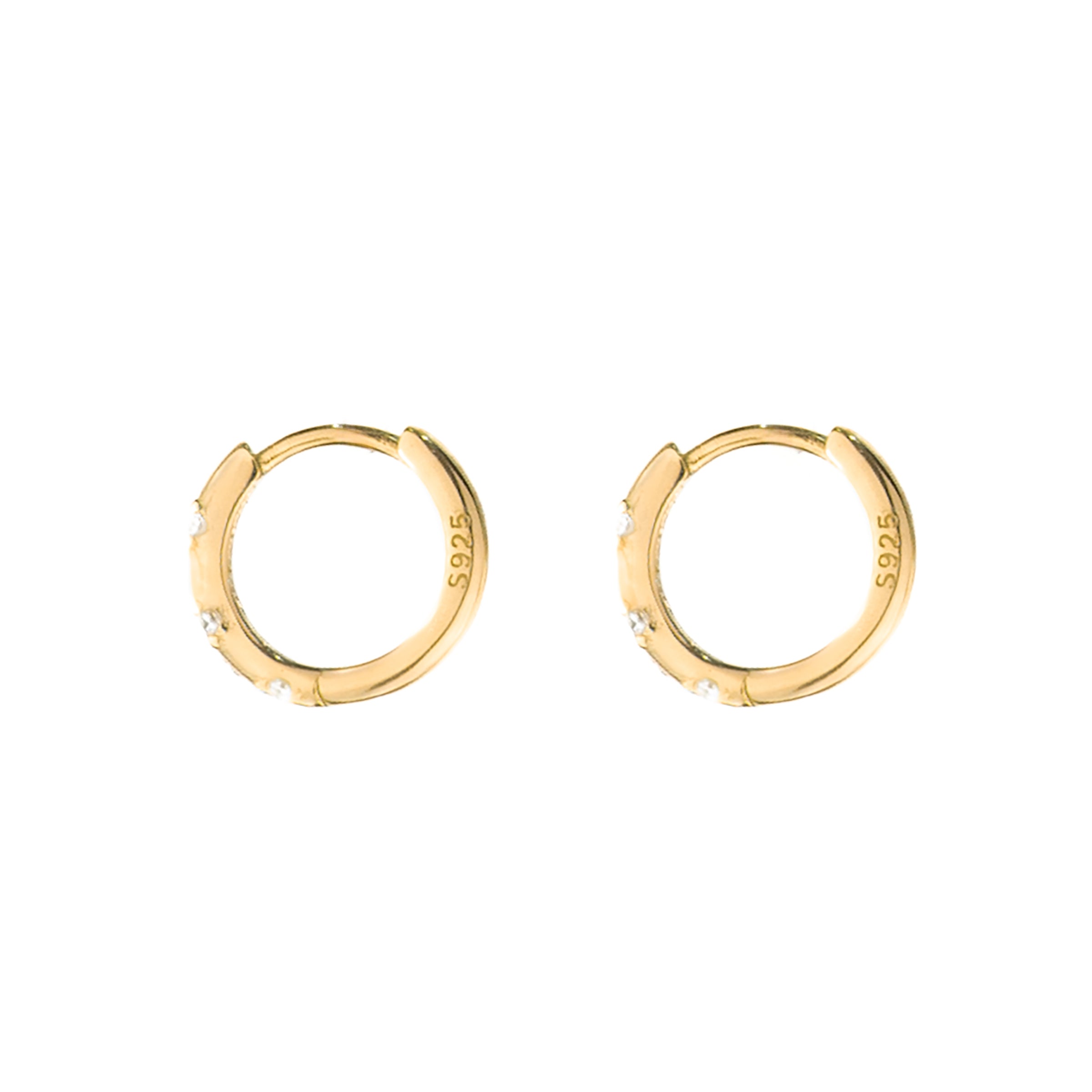 Spira Zircon Hoop - Gold