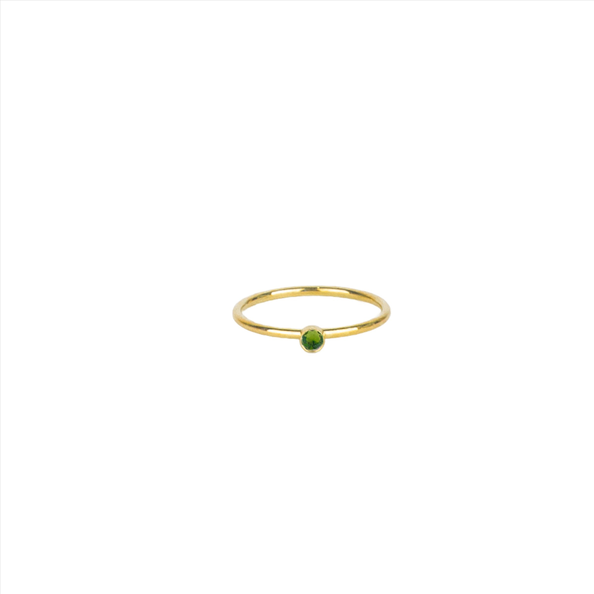 Vienna Fine Ring With Zircon - Gold