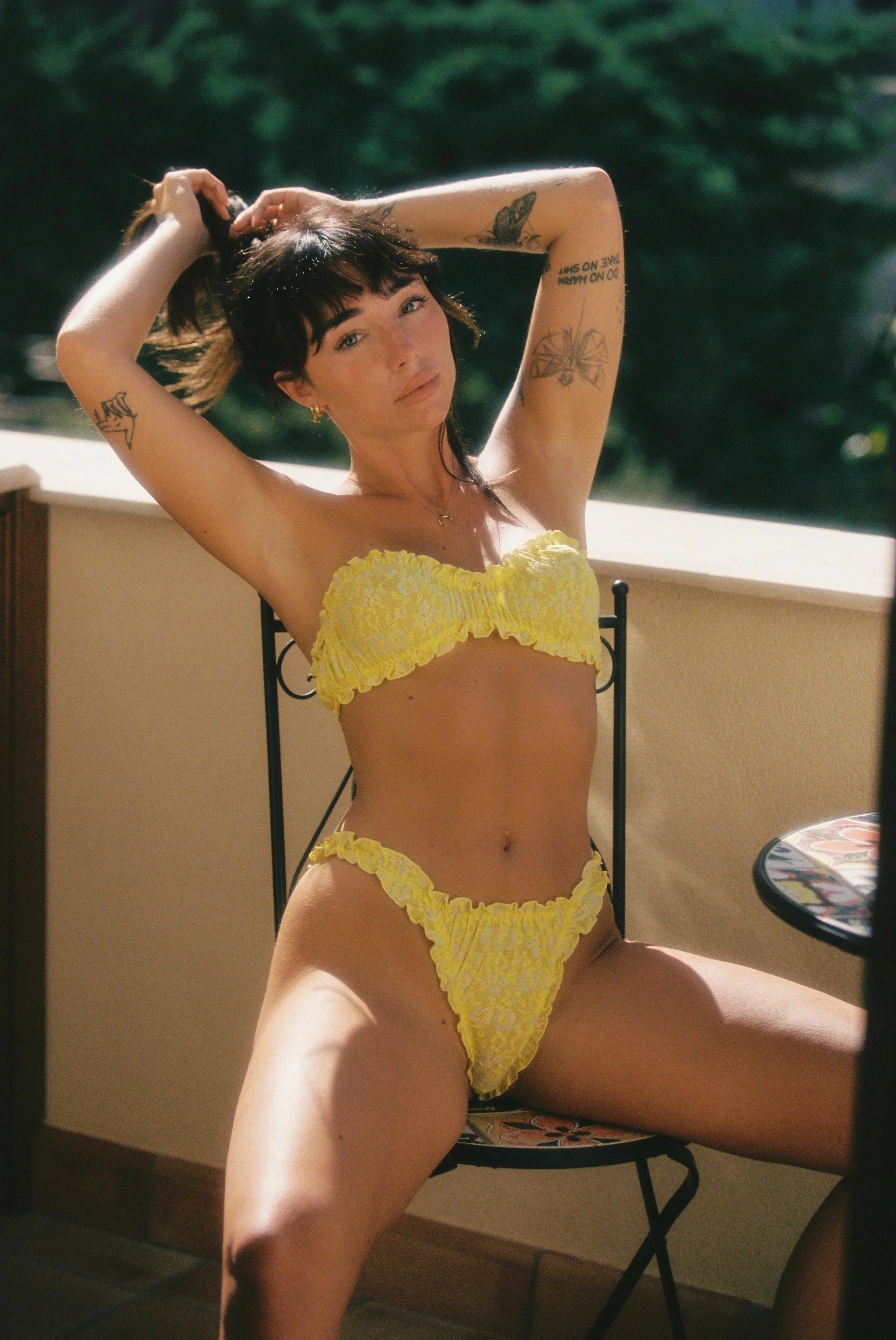 Chelsea Lace Underwear - Limoncello