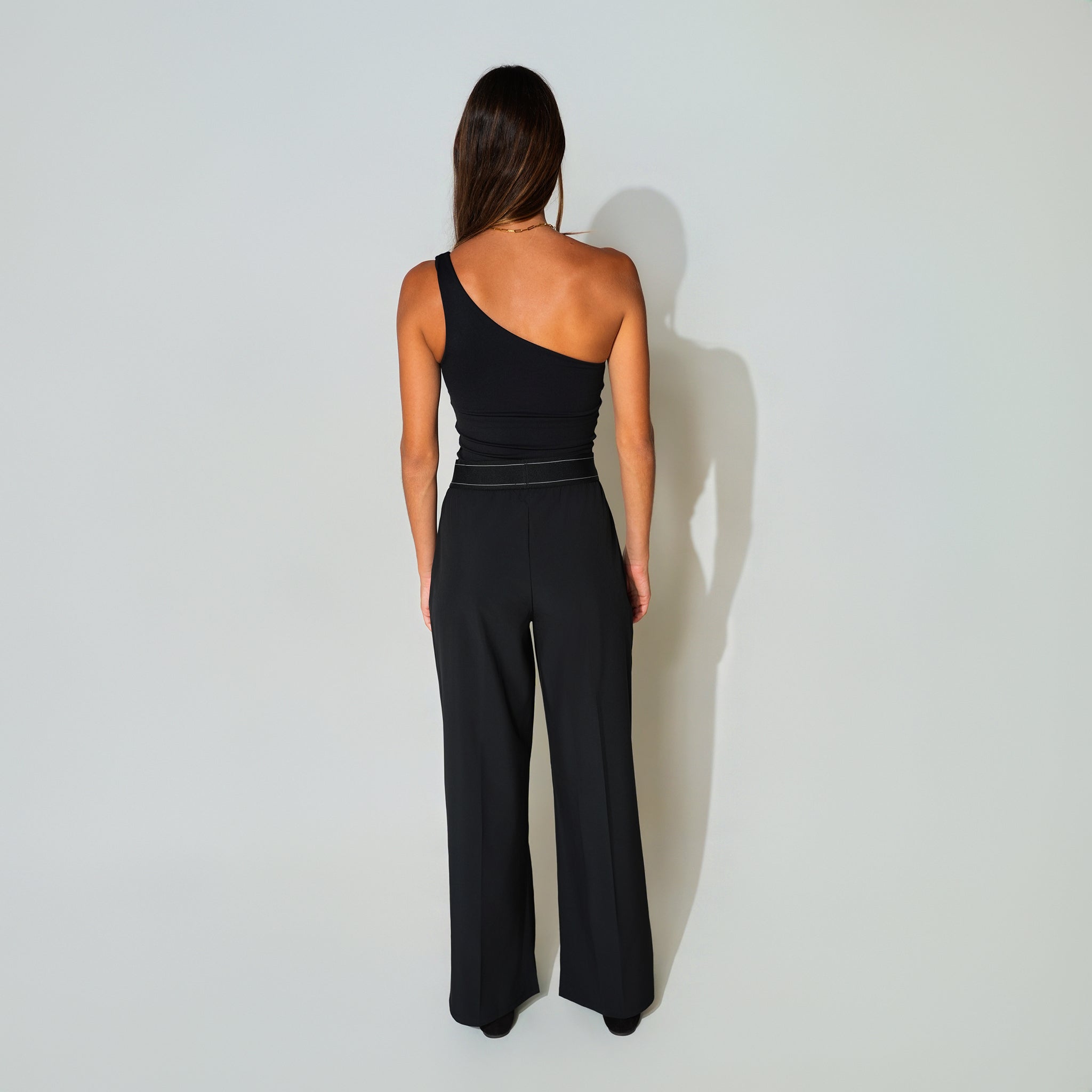 Waistband Trousers - Black