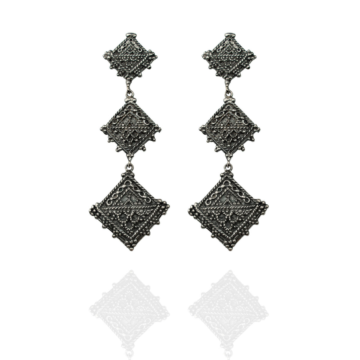 HERITAGE- Silver Earrings