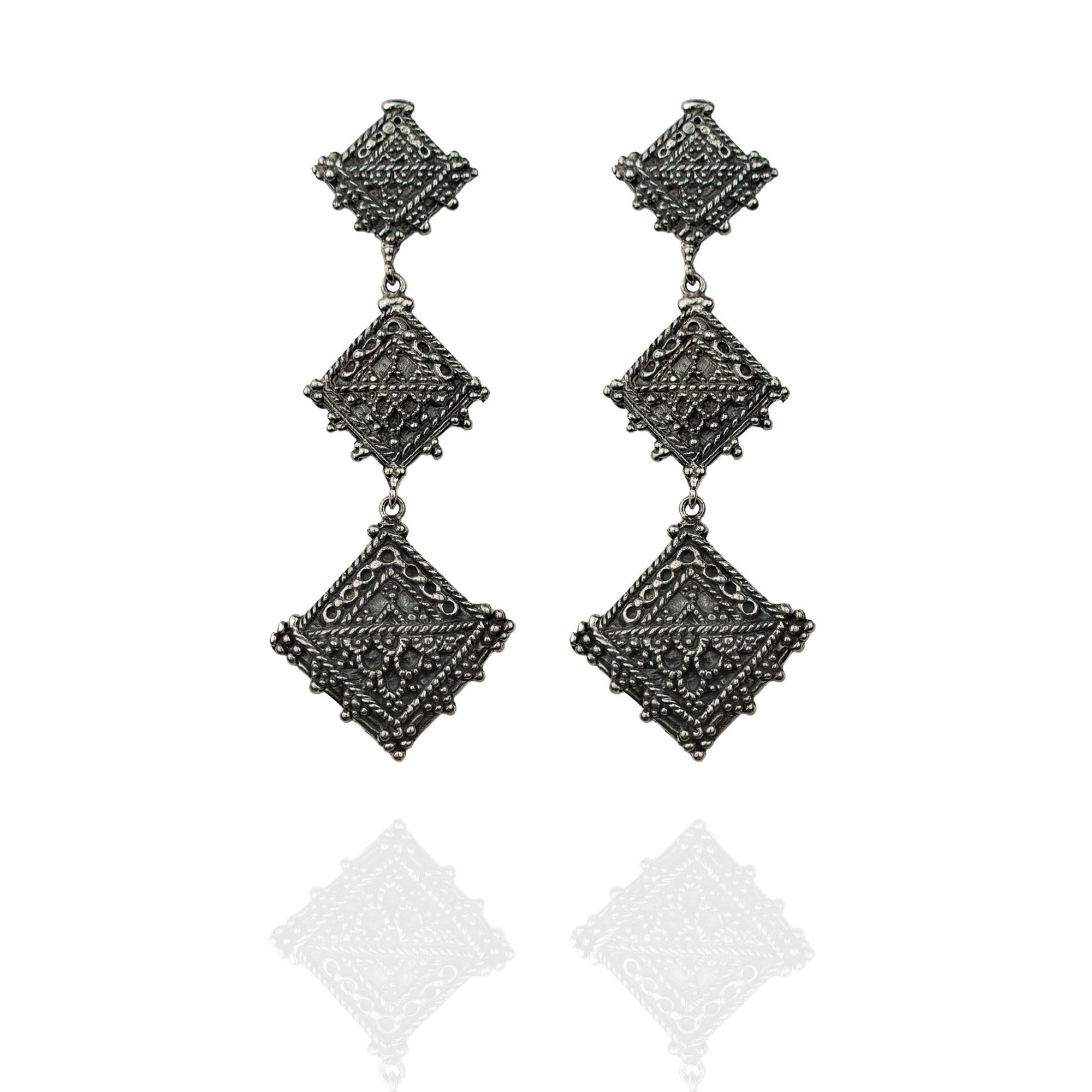 HERITAGE- Silver Earrings