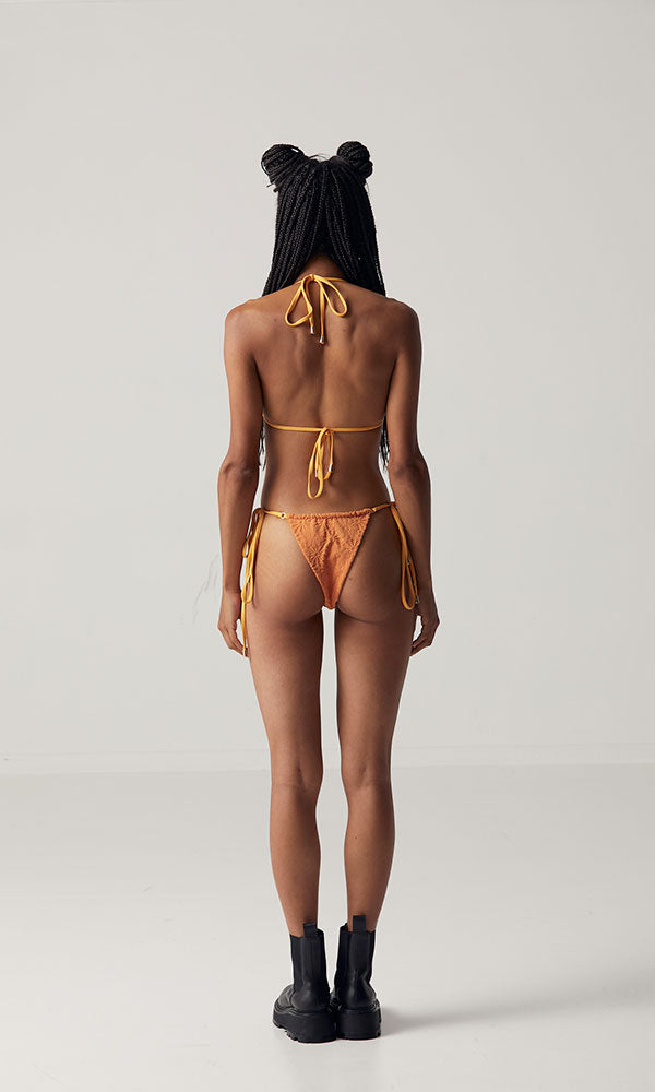 Toweling Tri Bottoms - Orange