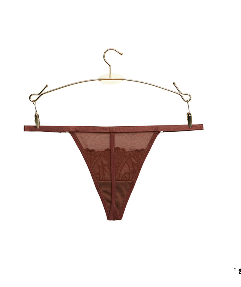 Lace G String Cacao