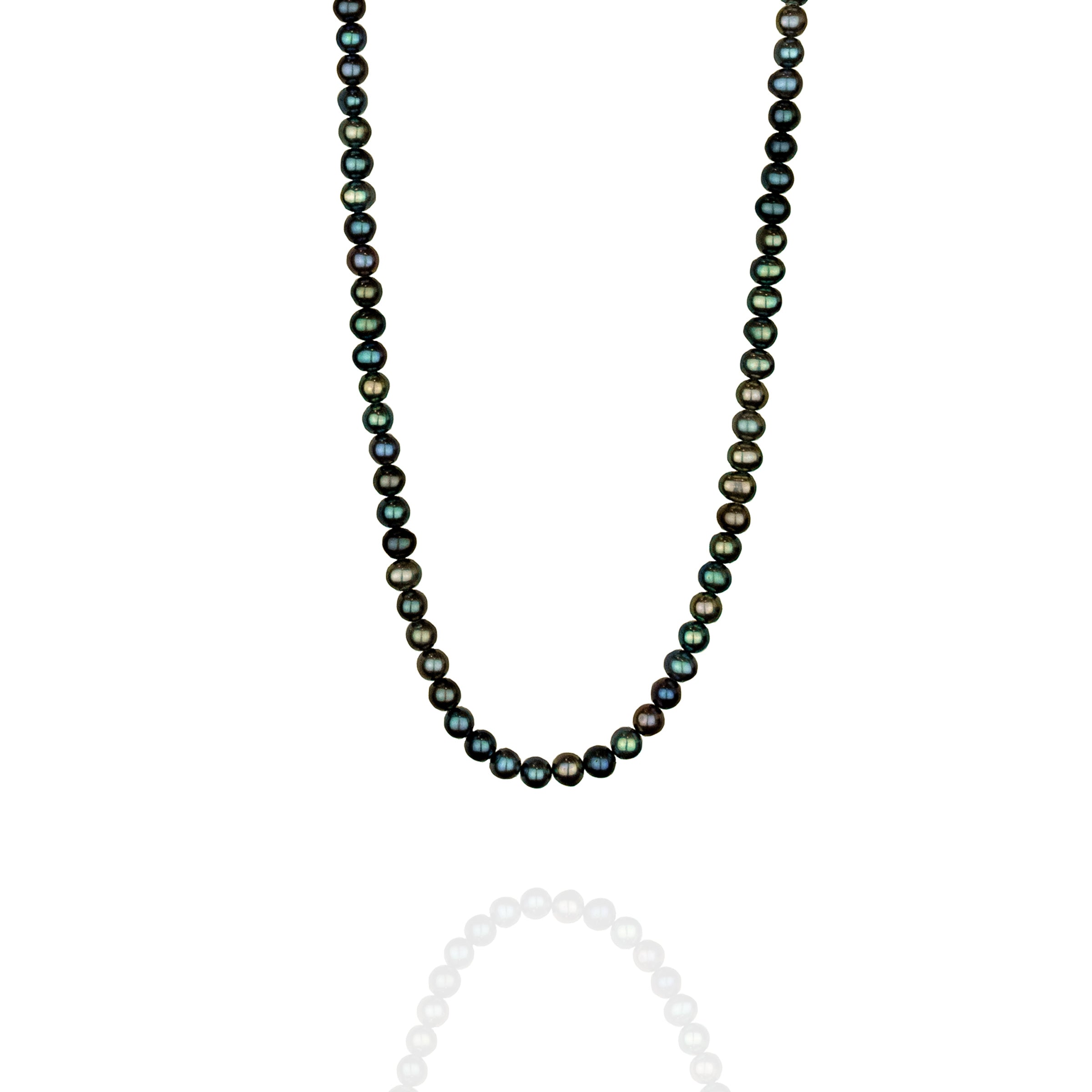 Serena Black Pearl Necklace