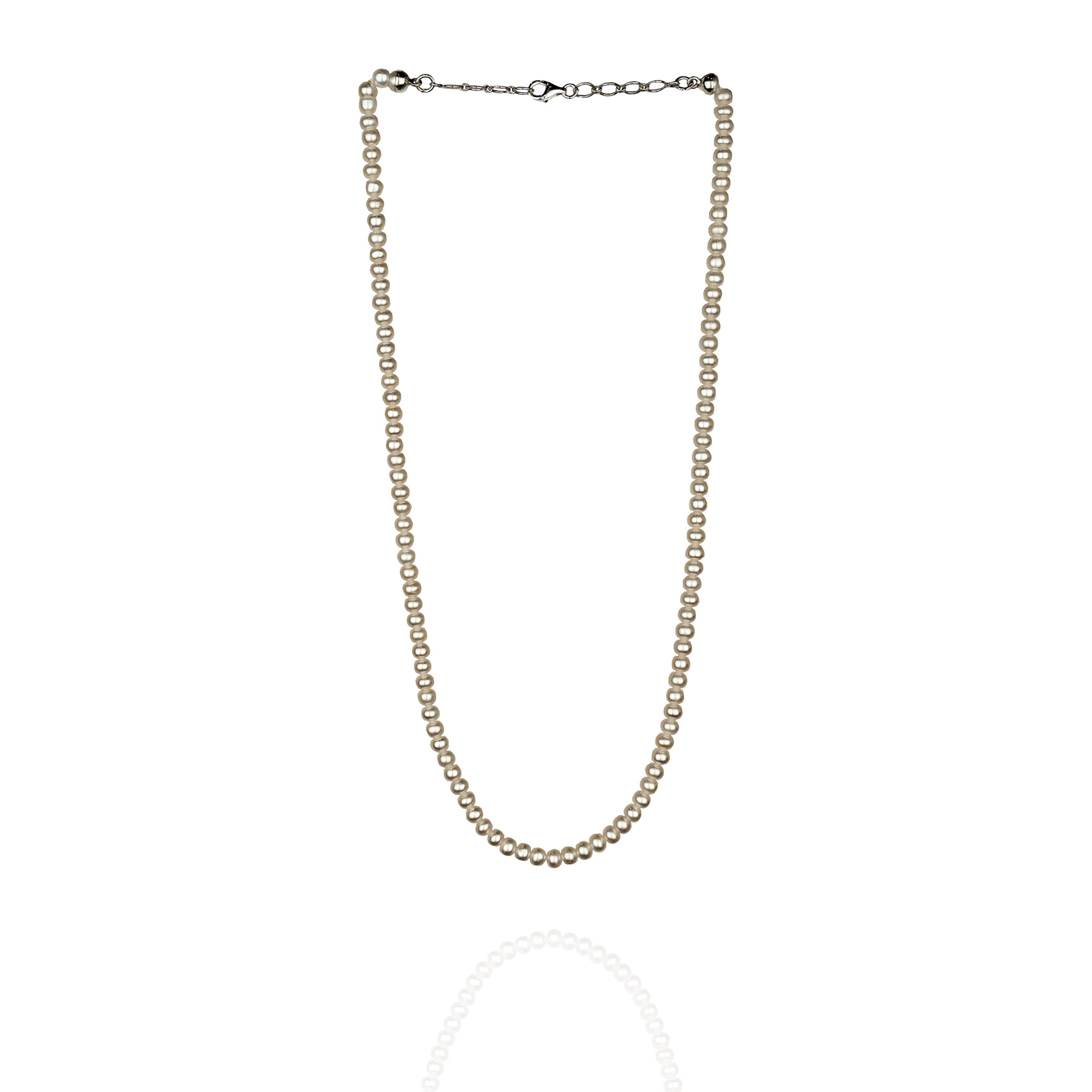 Serena White Pearl Necklace