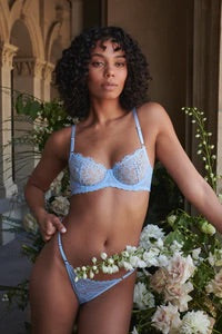 Maverick Underwire Bra - Sky