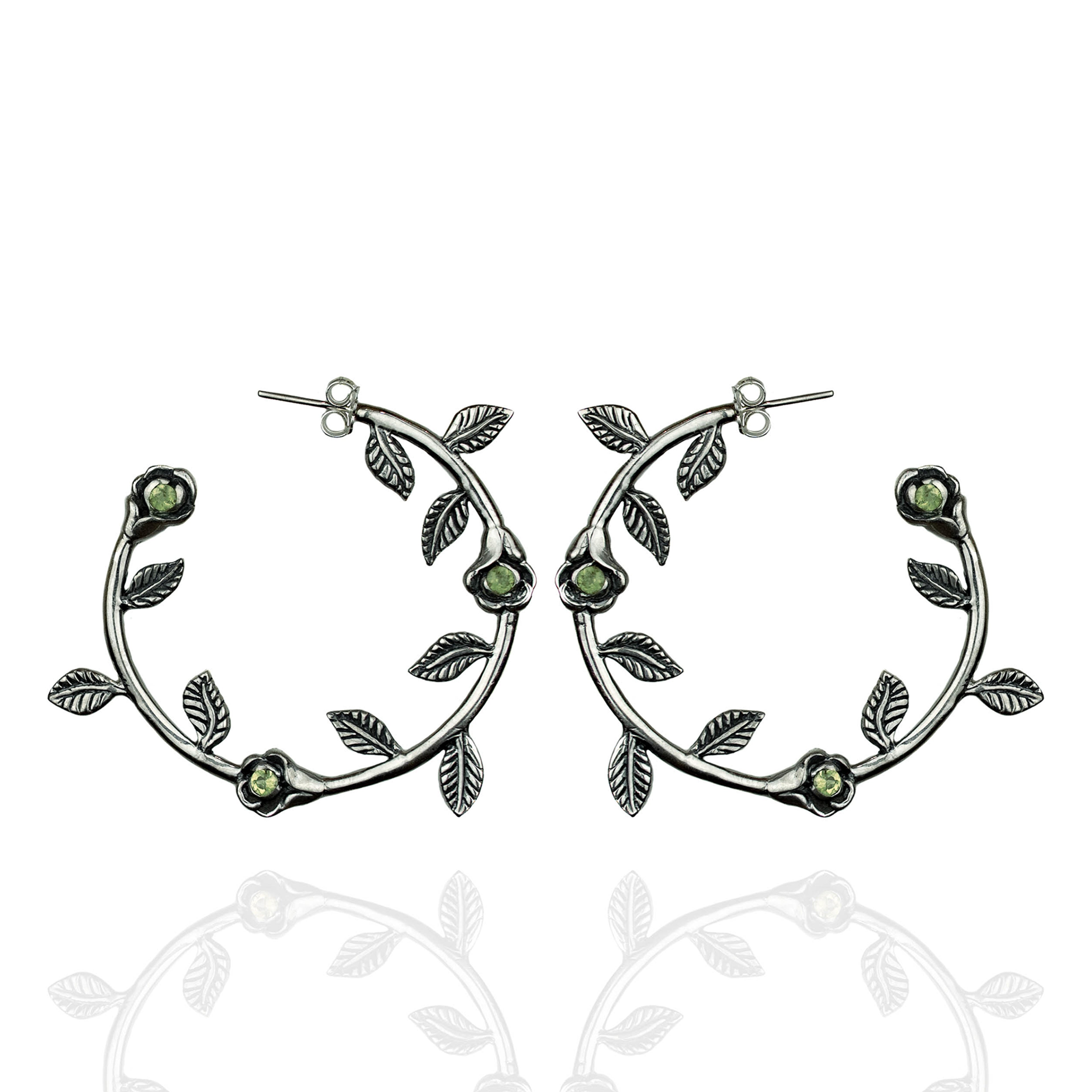 Bella Donna Earrings with Peridot