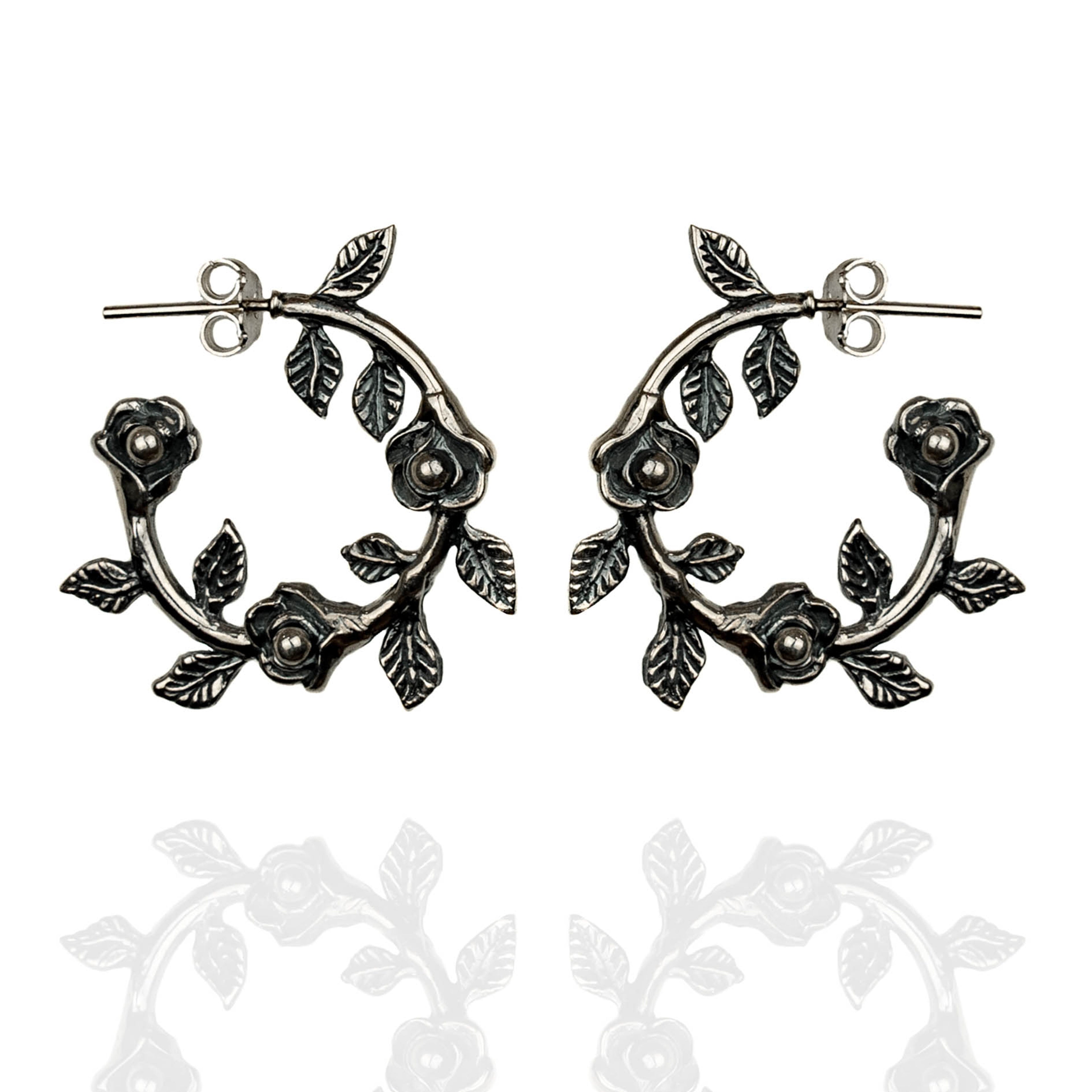 Donna Silver Earrings